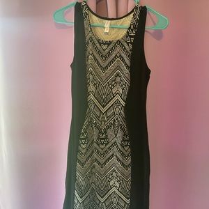 Black and white dress